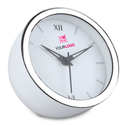 Ally Table Clock With Silver Ring | 5 Inch Dial